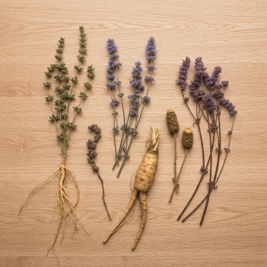 Pflanzliche Komponenten Analyse